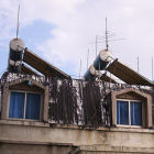 water heaters on rooftop