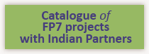 Catalogue of FP7 projects with Indian Partners
